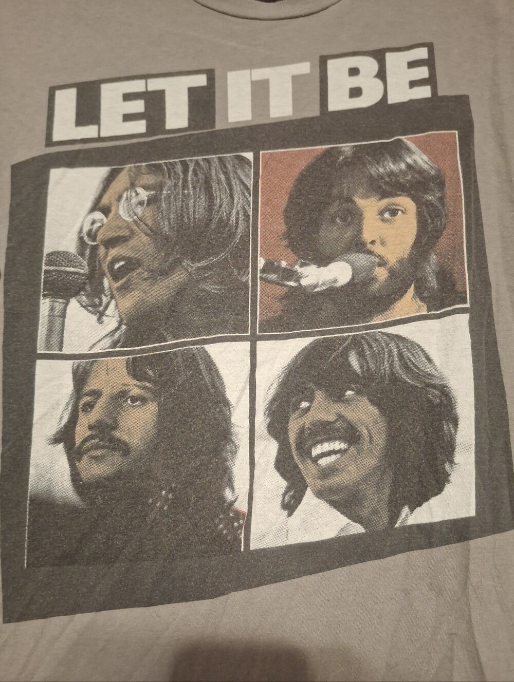 The Beatles Let It Be Graphic Band Tee